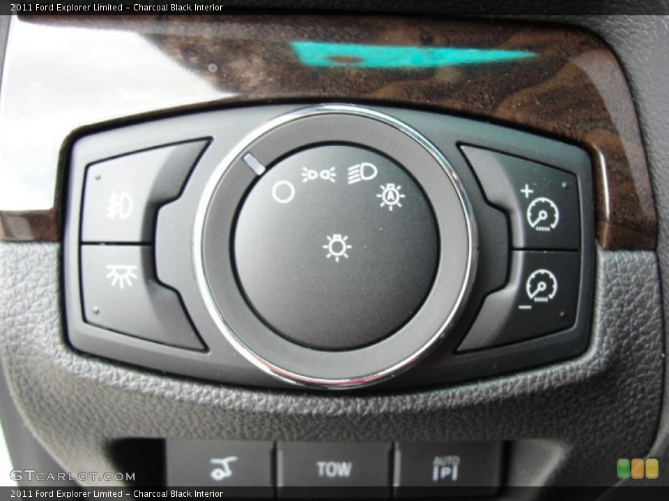Charcoal Black Interior Controls for the 2011 Ford Explorer Limited #48528386
