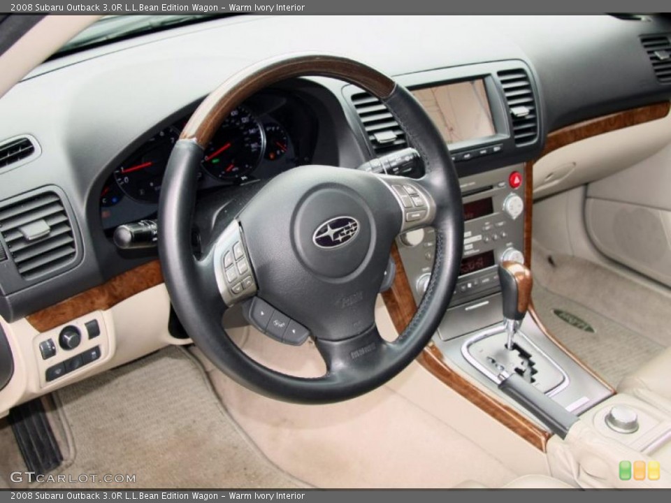 Warm Ivory Interior Photo for the 2008 Subaru Outback 3.0R L.L.Bean Edition Wagon #48530489