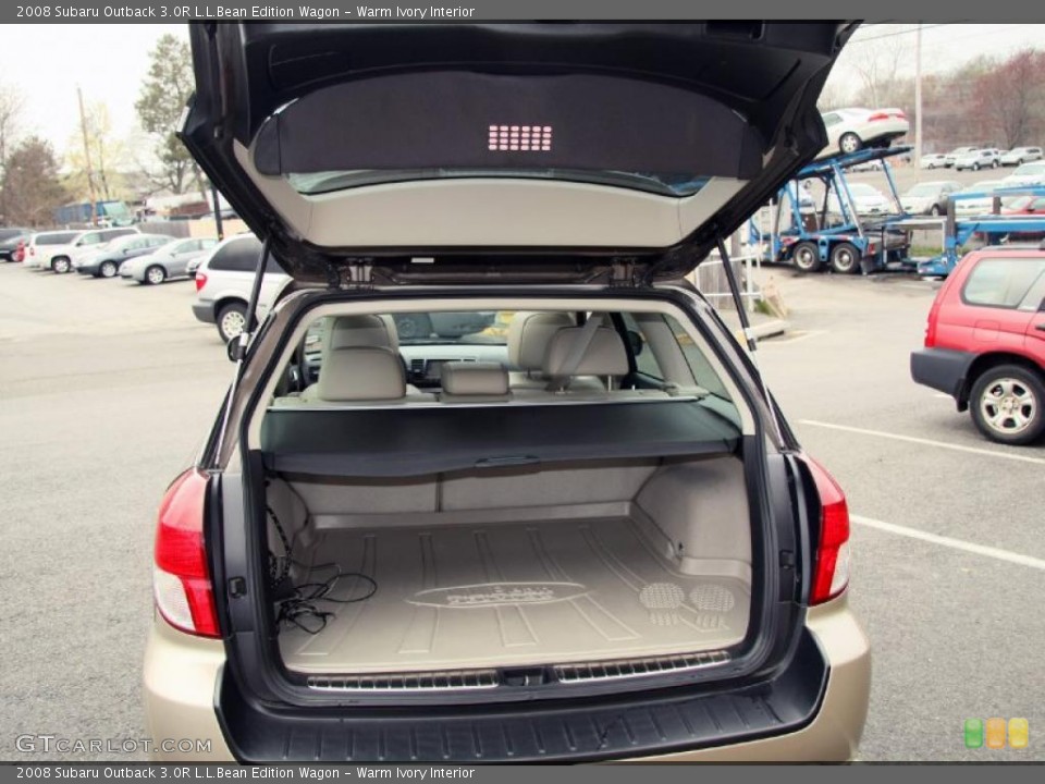 Warm Ivory Interior Trunk for the 2008 Subaru Outback 3.0R L.L.Bean Edition Wagon #48530507