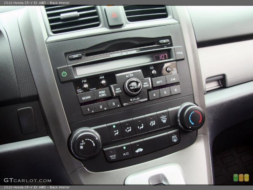 Black Interior Controls for the 2010 Honda CR-V EX AWD #48530846