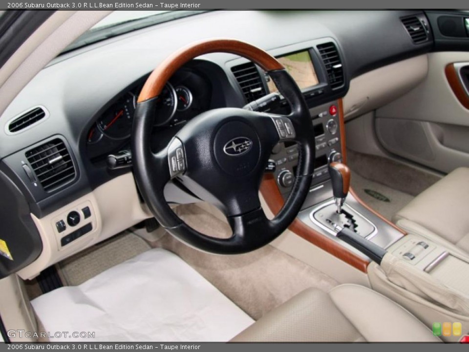 Taupe Interior Photo for the 2006 Subaru Outback 3.0 R L.L.Bean Edition Sedan #48530921
