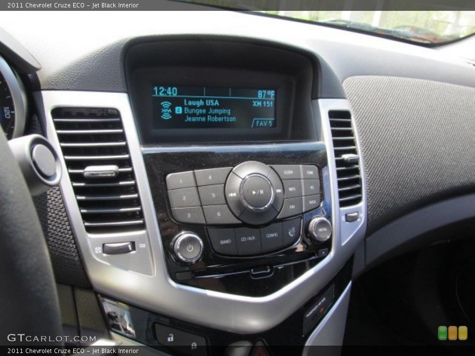 Jet Black Interior Controls for the 2011 Chevrolet Cruze ECO #48531041