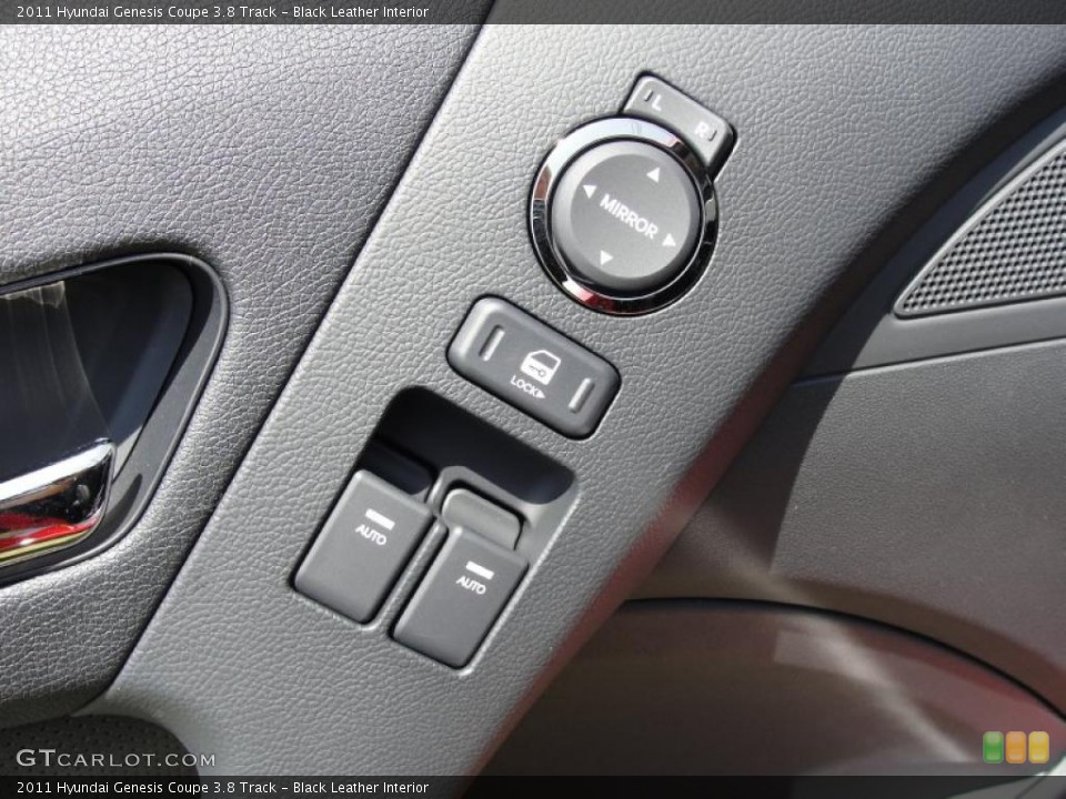Black Leather Interior Controls for the 2011 Hyundai Genesis Coupe 3.8 Track #48531752