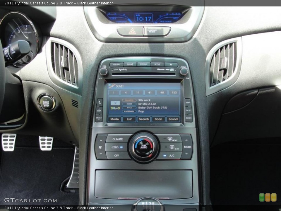 Black Leather Interior Controls for the 2011 Hyundai Genesis Coupe 3.8 Track #48531794