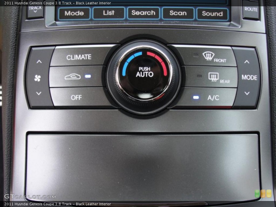 Black Leather Interior Controls for the 2011 Hyundai Genesis Coupe 3.8 Track #48531824