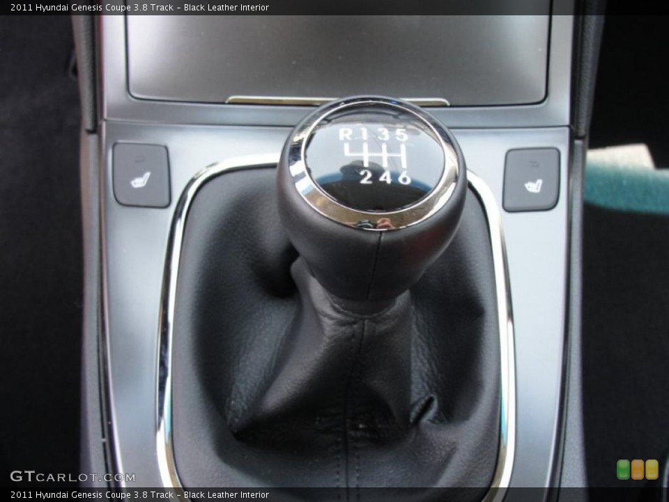 Black Leather Interior Transmission for the 2011 Hyundai Genesis Coupe 3.8 Track #48531831