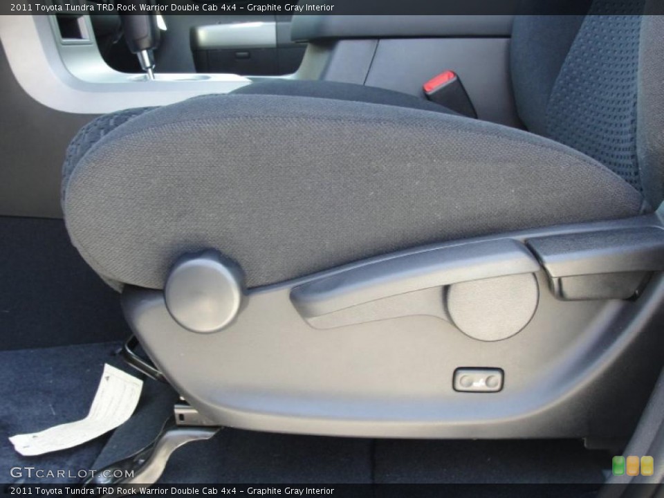 Graphite Gray Interior Controls for the 2011 Toyota Tundra TRD Rock Warrior Double Cab 4x4 #48533843