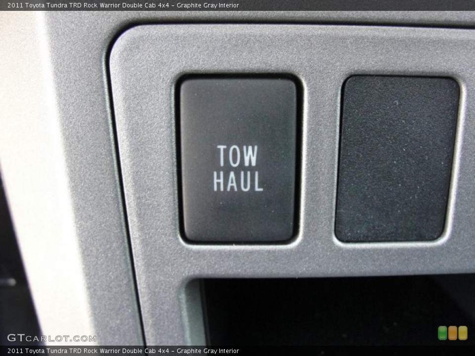 Graphite Gray Interior Controls for the 2011 Toyota Tundra TRD Rock Warrior Double Cab 4x4 #48533906