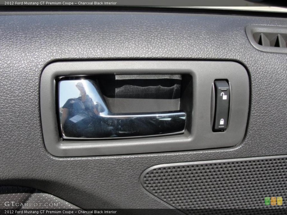 Charcoal Black Interior Controls for the 2012 Ford Mustang GT Premium Coupe #48534143