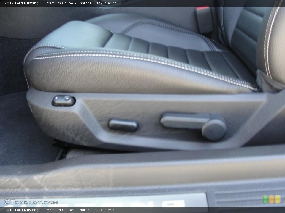 Charcoal Black Interior Controls for the 2012 Ford Mustang GT Premium Coupe #48534161