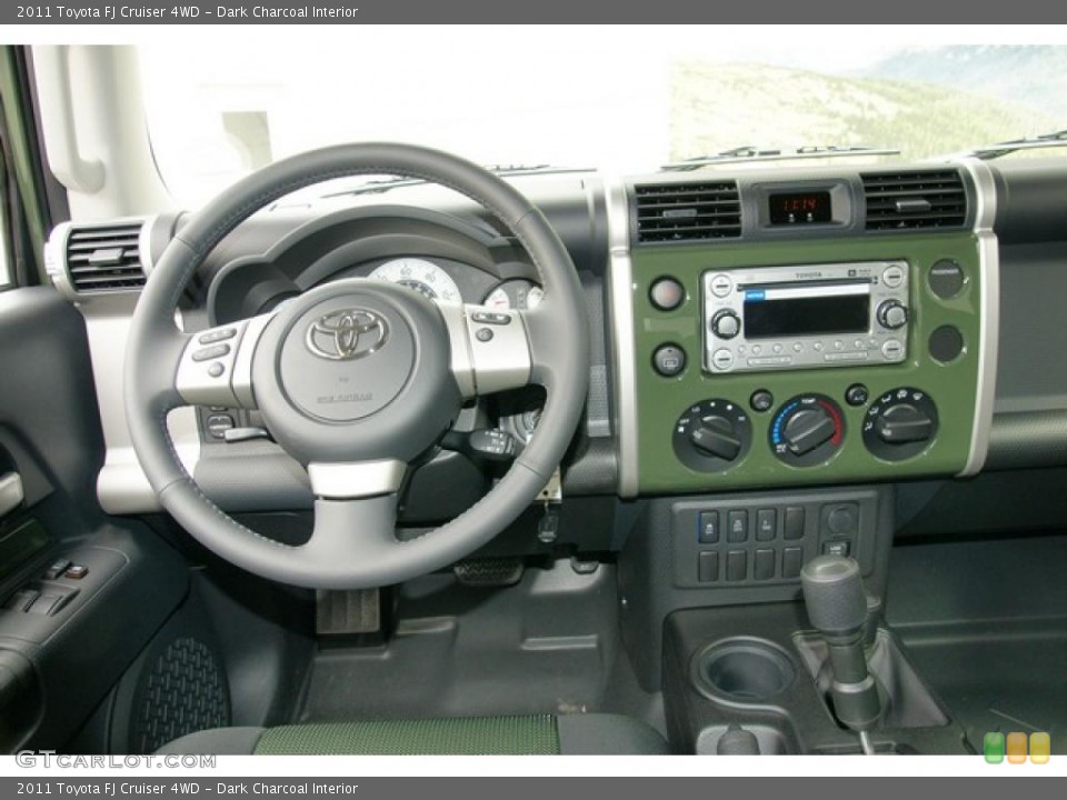 Dark Charcoal Interior Controls for the 2011 Toyota FJ Cruiser 4WD #48534436