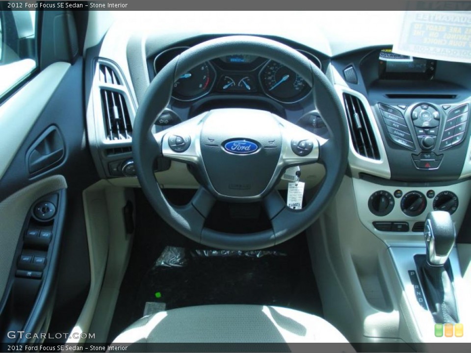 Stone Interior Dashboard for the 2012 Ford Focus SE Sedan #48534479