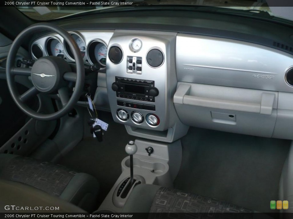 Pastel Slate Gray Interior Dashboard for the 2006 Chrysler PT Cruiser Touring Convertible #48538106