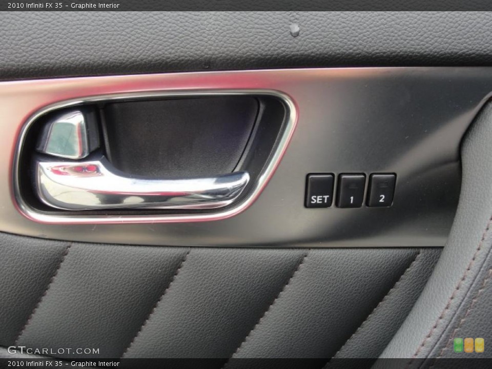Graphite Interior Controls for the 2010 Infiniti FX 35 #48539306