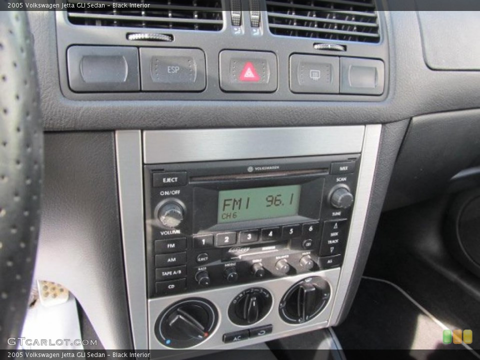 Black Interior Controls for the 2005 Volkswagen Jetta GLI Sedan #48540545