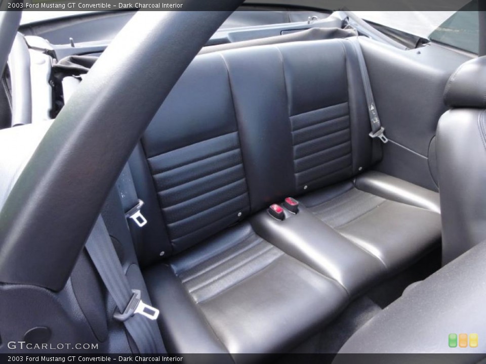 Dark Charcoal Interior Photo for the 2003 Ford Mustang GT Convertible #48542267
