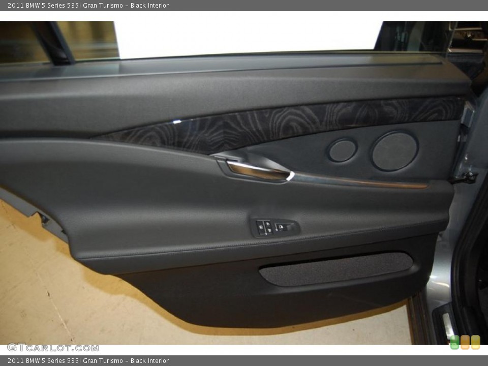 Black Interior Door Panel for the 2011 BMW 5 Series 535i Gran Turismo #48544355