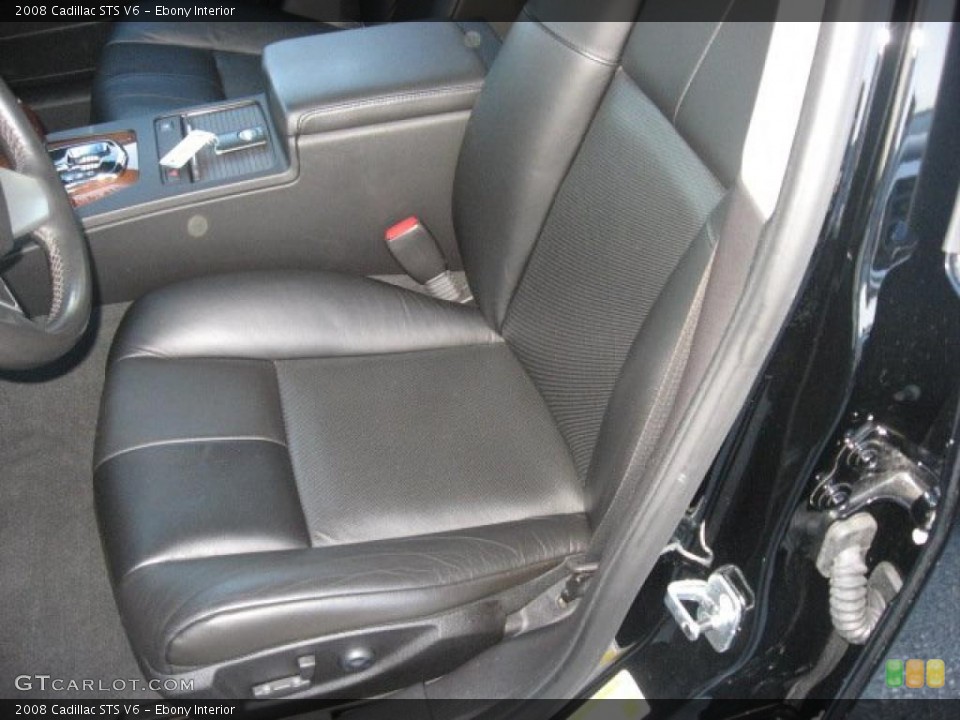 Ebony Interior Photo for the 2008 Cadillac STS V6 #48545420