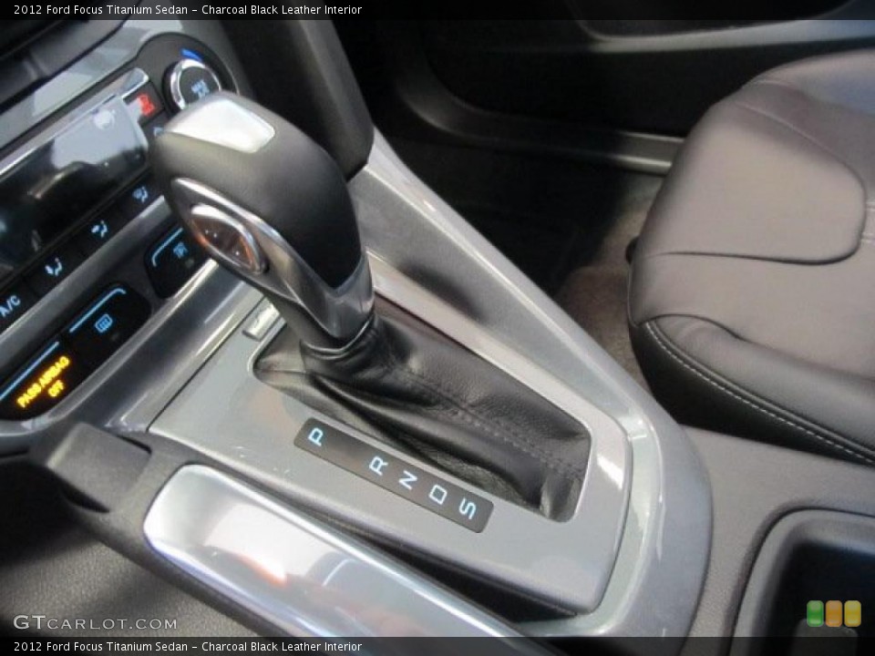 Charcoal Black Leather Interior Transmission for the 2012 Ford Focus Titanium Sedan #48547247