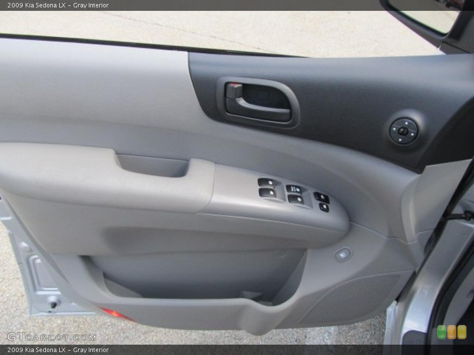 Gray Interior Door Panel for the 2009 Kia Sedona LX #48548315