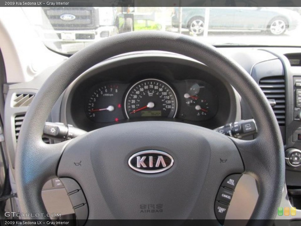 Gray Interior Steering Wheel for the 2009 Kia Sedona LX #48548330