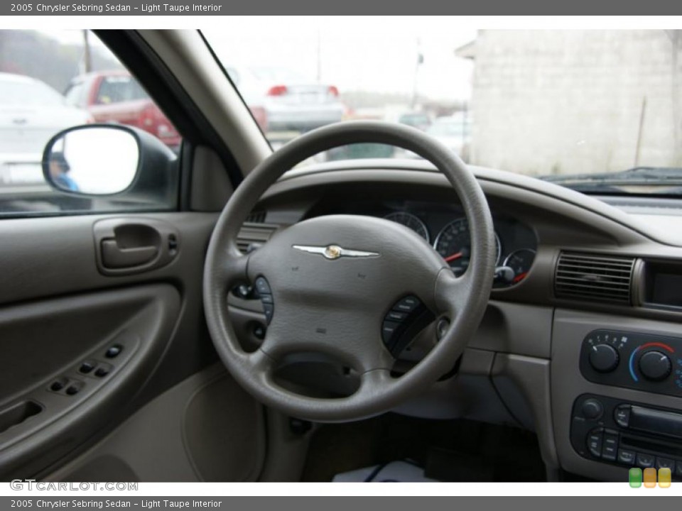 Light Taupe Interior Steering Wheel for the 2005 Chrysler Sebring Sedan #48548939