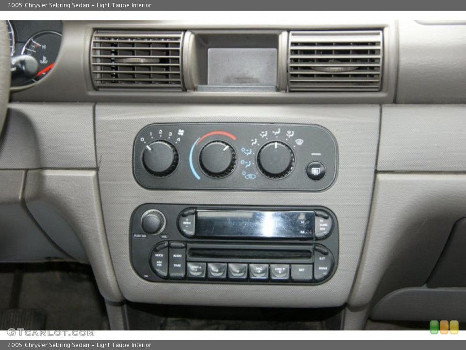 Light Taupe Interior Controls for the 2005 Chrysler Sebring Sedan #48548960