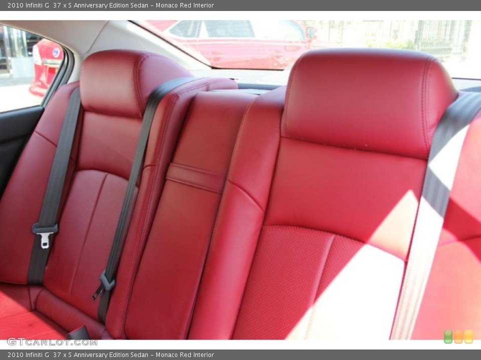 Monaco Red Interior Photo for the 2010 Infiniti G  37 x S Anniversary Edition Sedan #48550730