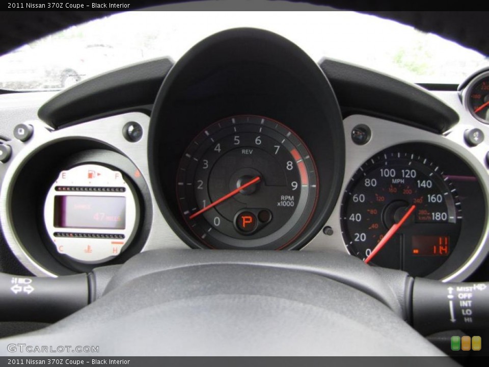 Black Interior Gauges for the 2011 Nissan 370Z Coupe #48551762