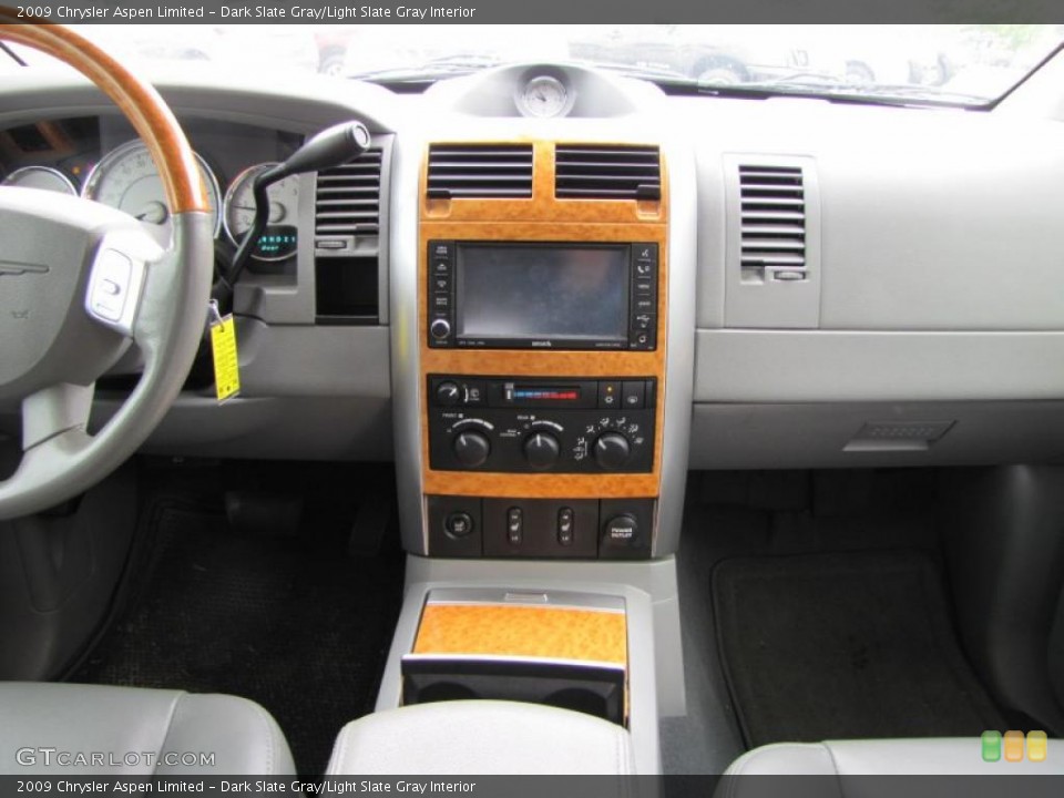 Dark Slate Gray/Light Slate Gray Interior Controls for the 2009 Chrysler Aspen Limited #48551921