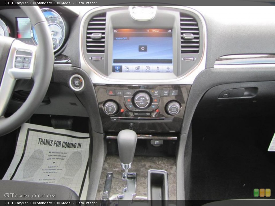 Black Interior Controls for the 2011 Chrysler 300  #48552260