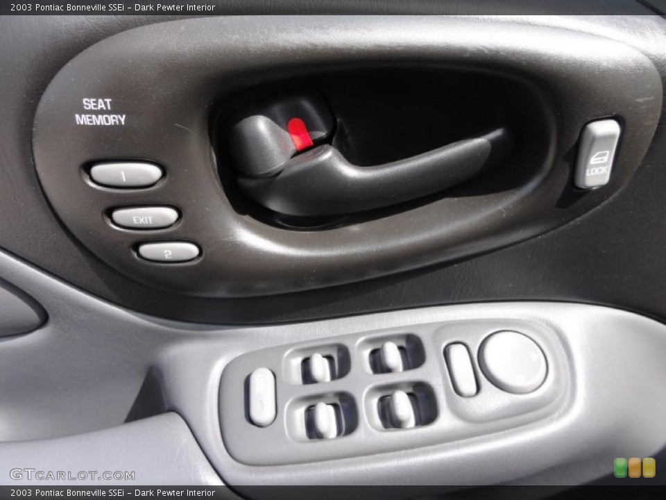 Dark Pewter Interior Controls for the 2003 Pontiac Bonneville SSEi #48554255