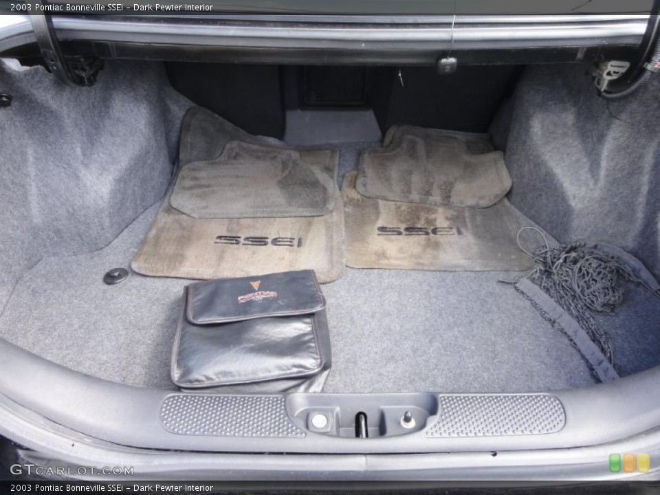 Dark Pewter Interior Trunk for the 2003 Pontiac Bonneville SSEi #48554420