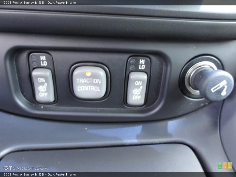 Dark Pewter Interior Controls for the 2003 Pontiac Bonneville SSEi #48554570