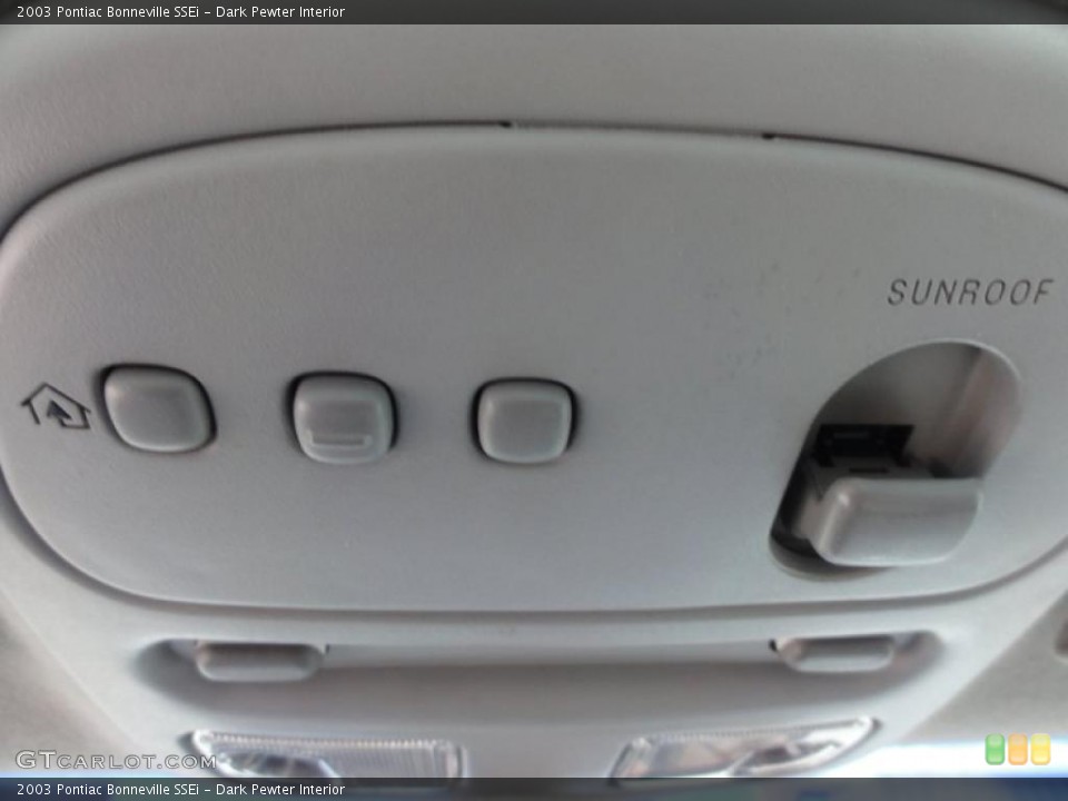 Dark Pewter Interior Controls for the 2003 Pontiac Bonneville SSEi #48554603