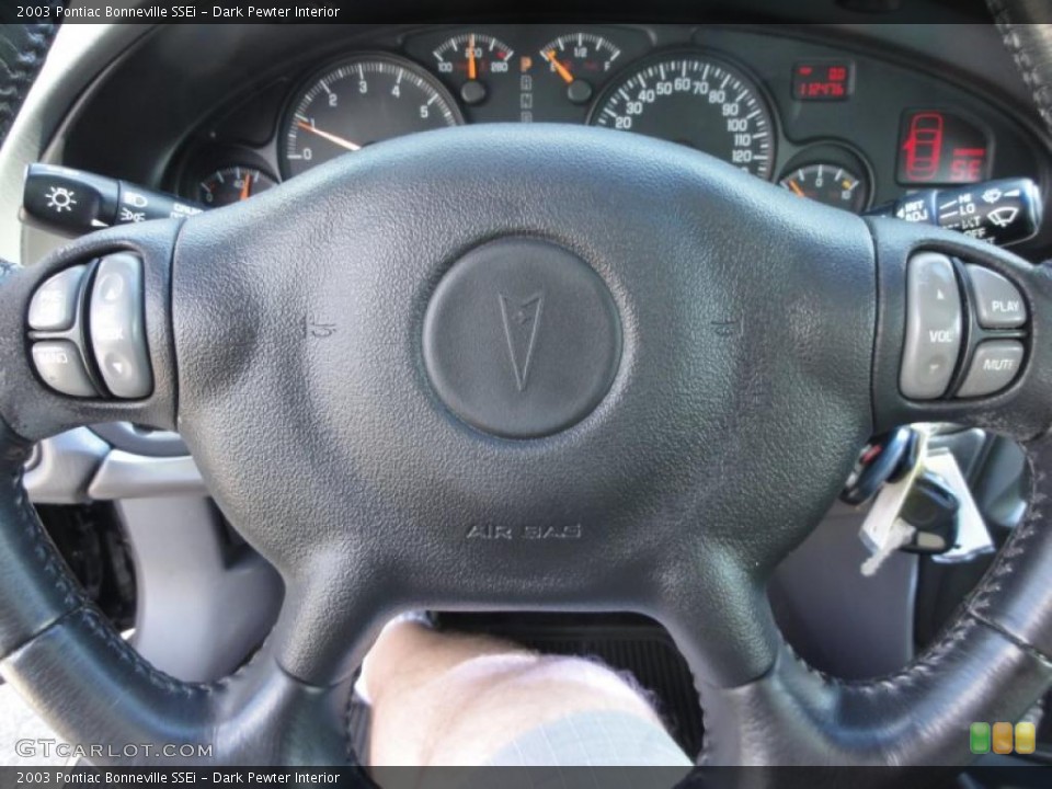 Dark Pewter Interior Steering Wheel for the 2003 Pontiac Bonneville SSEi #48554645