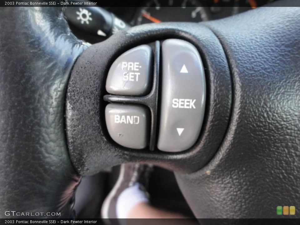 Dark Pewter Interior Controls for the 2003 Pontiac Bonneville SSEi #48554660