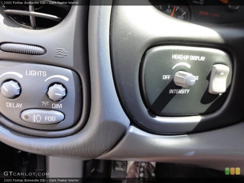 Dark Pewter Interior Controls for the 2003 Pontiac Bonneville SSEi #48554669