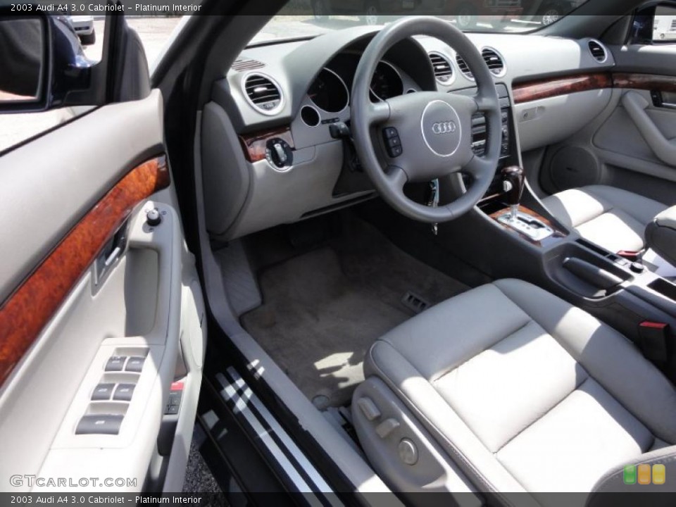 Platinum Interior Photo for the 2003 Audi A4 3.0 Cabriolet #48554816