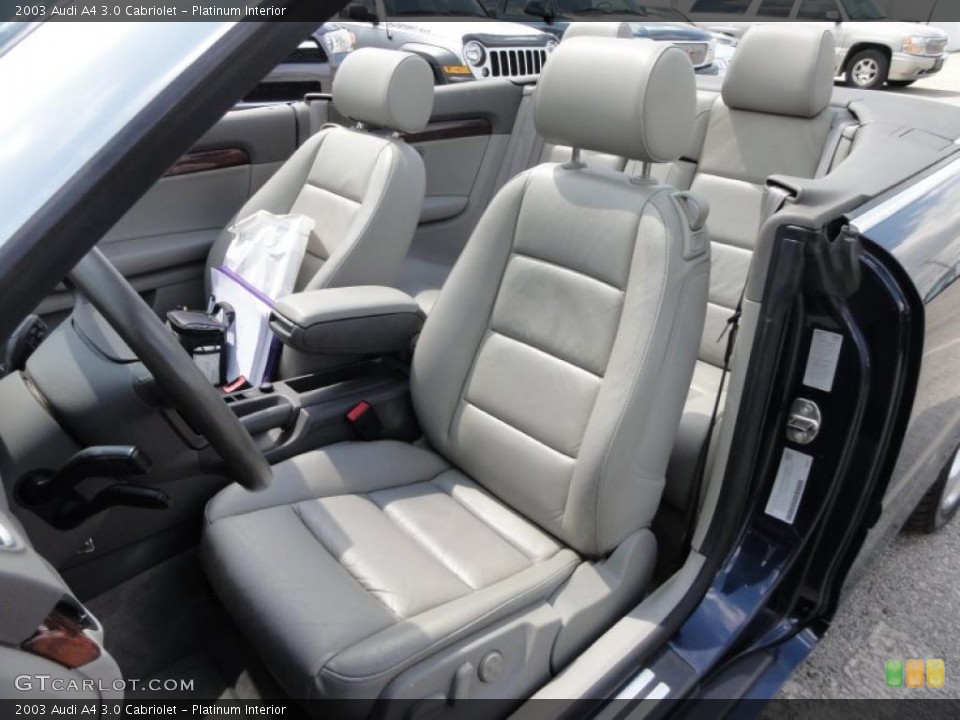 Platinum Interior Photo for the 2003 Audi A4 3.0 Cabriolet #48554843