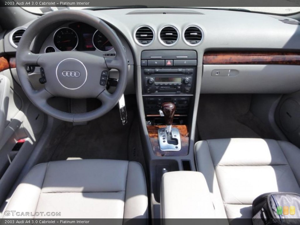 Platinum Interior Dashboard for the 2003 Audi A4 3.0 Cabriolet #48555041
