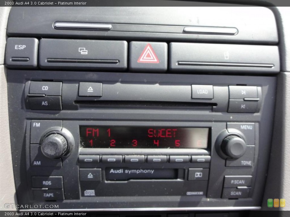 Platinum Interior Controls for the 2003 Audi A4 3.0 Cabriolet #48555071
