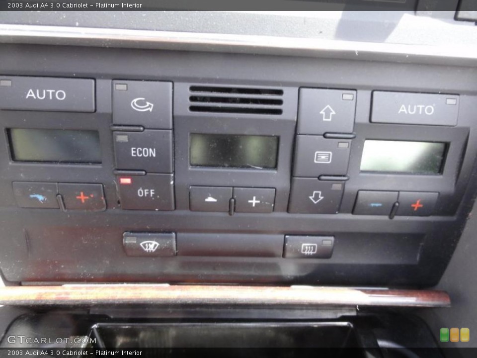 Platinum Interior Controls for the 2003 Audi A4 3.0 Cabriolet #48555077