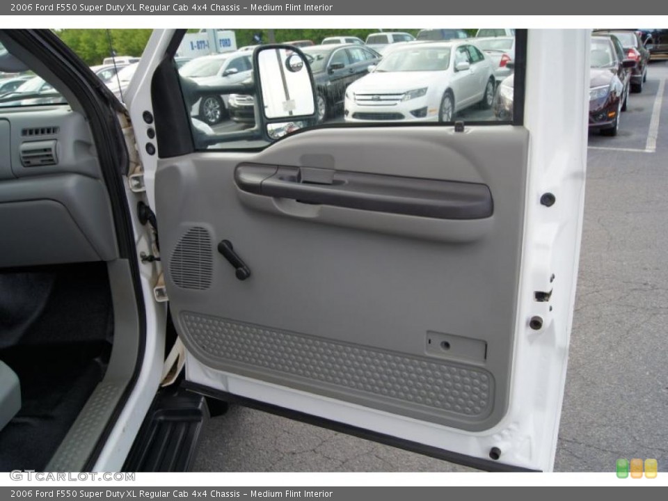 Medium Flint Interior Door Panel for the 2006 Ford F550 Super Duty XL Regular Cab 4x4 Chassis #48556781