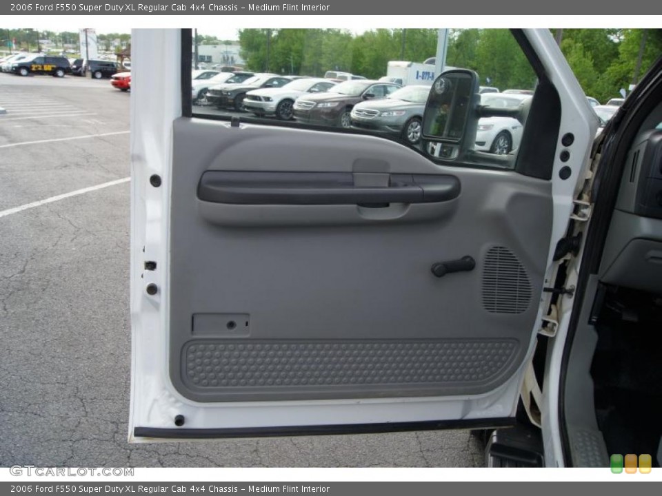 Medium Flint Interior Door Panel for the 2006 Ford F550 Super Duty XL Regular Cab 4x4 Chassis #48556826