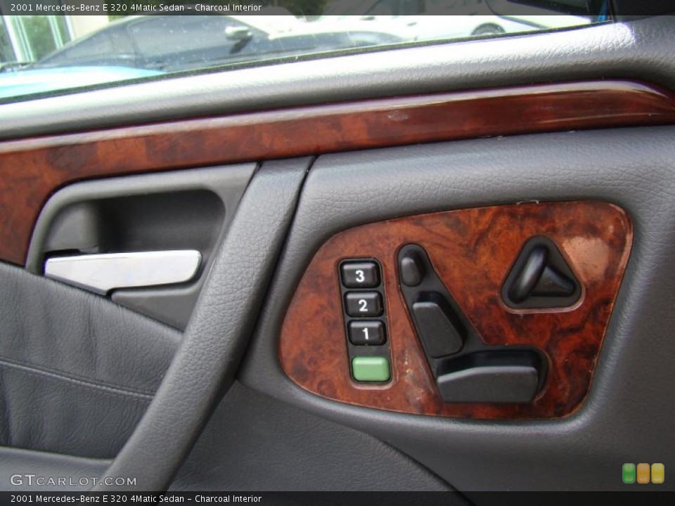Charcoal Interior Controls for the 2001 Mercedes-Benz E 320 4Matic Sedan #48558074