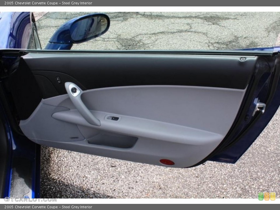 Steel Grey Interior Door Panel for the 2005 Chevrolet Corvette Coupe #48558191