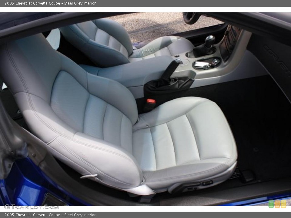 Steel Grey Interior Photo for the 2005 Chevrolet Corvette Coupe #48558209