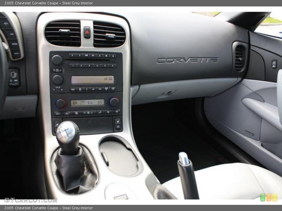Steel Grey Interior Controls for the 2005 Chevrolet Corvette Coupe #48558233