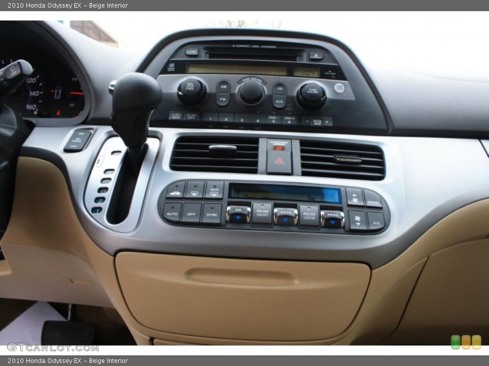 Beige Interior Controls for the 2010 Honda Odyssey EX #48558809